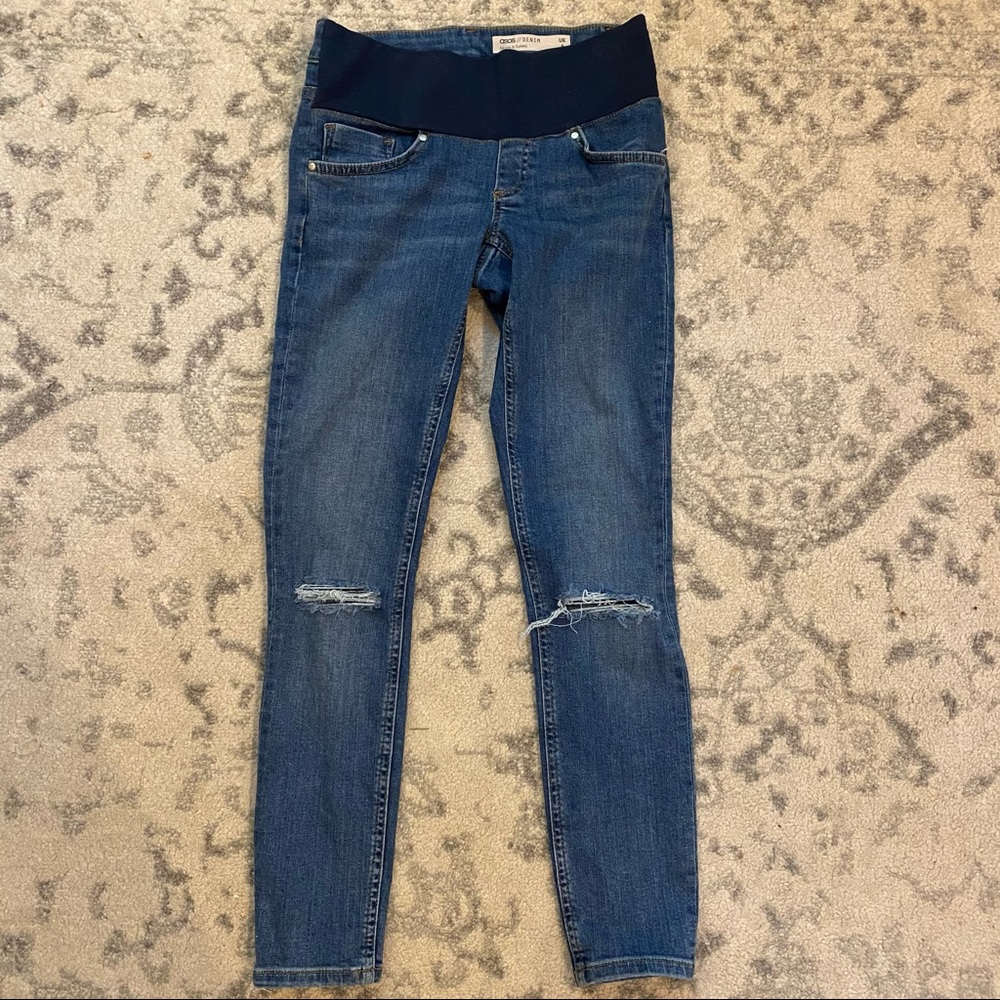 ASOS Distressed Maternity Jeans US 2/ UK 6